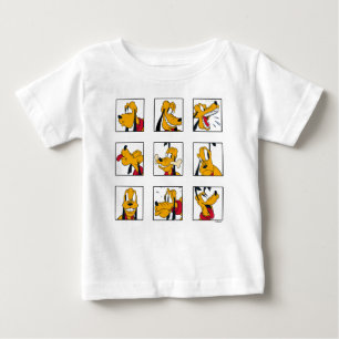 Pluto Expression Grid Baby T-Shirt