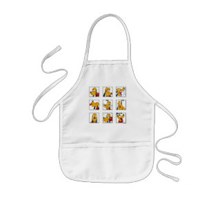 Pluto Expression Grid Kids' Apron