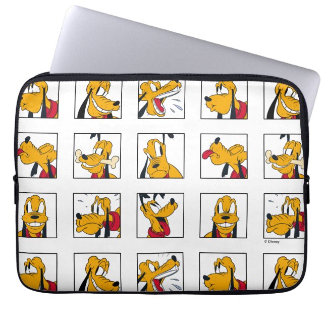 Pluto Expression Grid Laptop Sleeve (Front)
