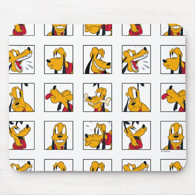 Pluto Expression Grid Mouse Pad (Front)