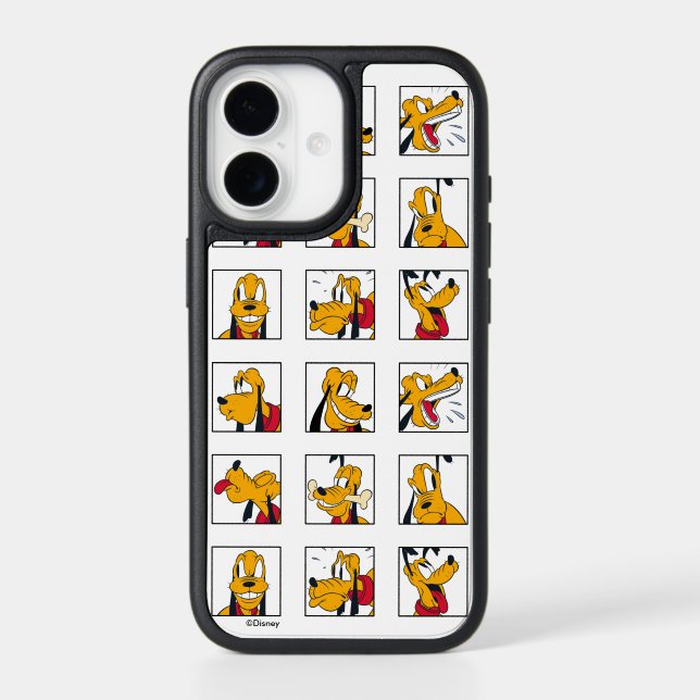 Pluto Expression Grid Otterbox iPhone Case (Back)