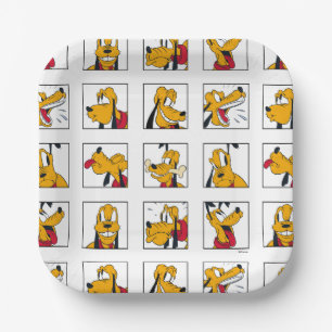 Pluto Expression Grid Paper Plates