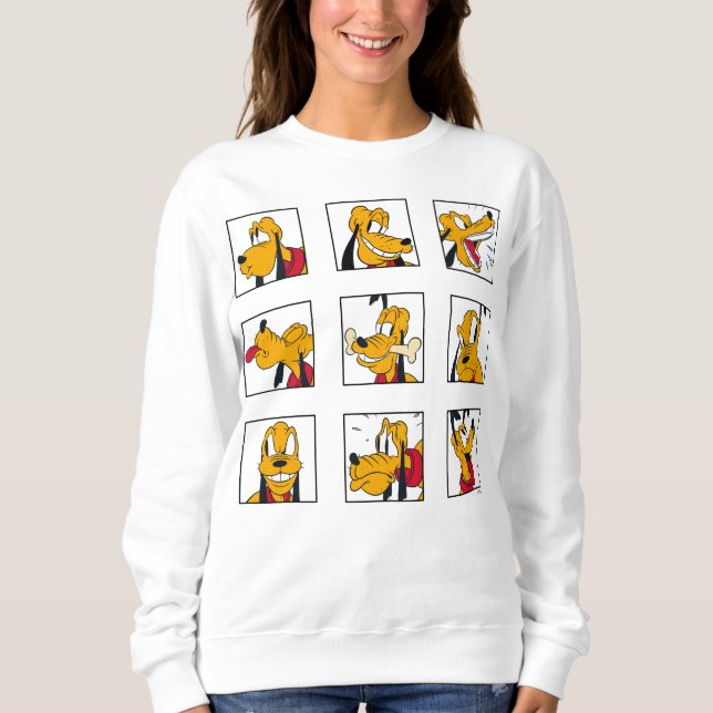 Pluto Expression Grid Sweatshirt (Front)