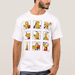 Pluto Expression Grid T-Shirt