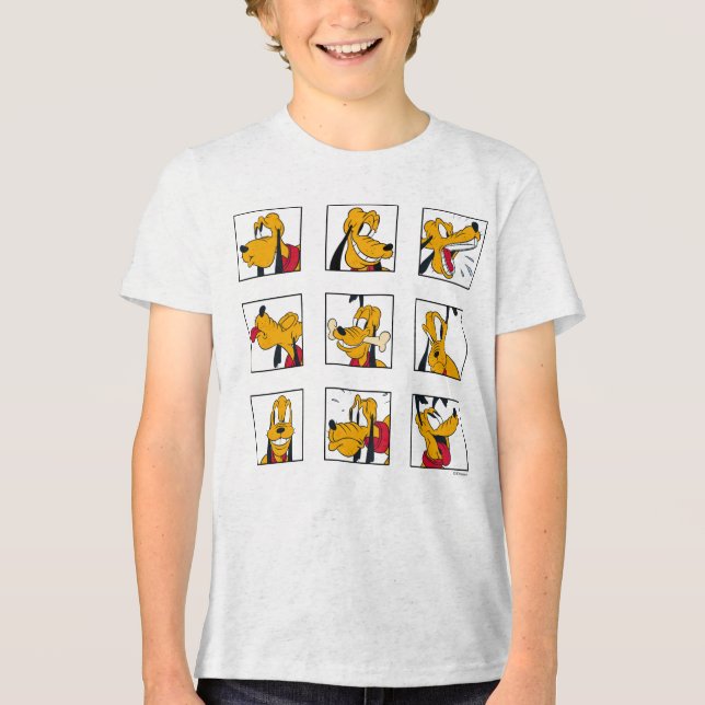 Pluto Expression Grid Tri-Blend Shirt (Front)