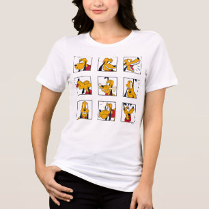 Pluto Expression Grid Tri-Blend Shirt