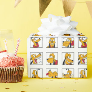 Pluto Expression Grid Wrapping Paper