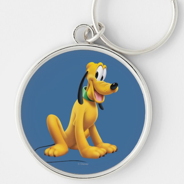 Pluto | Eyes to Side Keychain (Front)