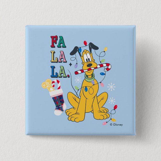 Pluto | Fa La La Button (Front)