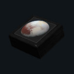 Pluto Gift Box<br><div class="desc">Pluto is the largest dwarf planet in the solar system. It was discovered by Clyde Tombough in 1930. In 2006 the New Horizons spacecraft launched to image it. This image was taken in 2015,  and reveals the geological diversity of Pluto's surface.</div>