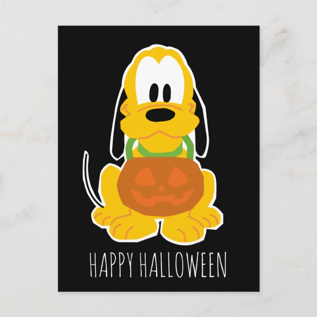 Pluto | Halloween Postcard (Front)