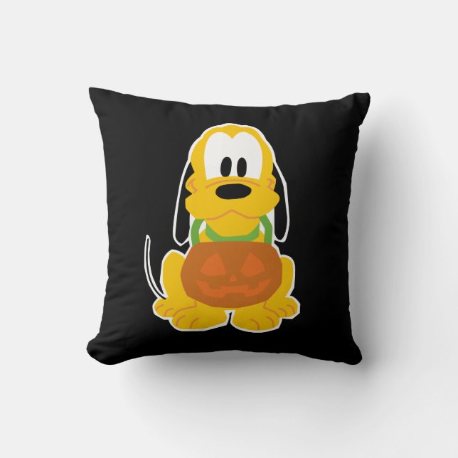 Pluto | Halloween Throw Pillow (Front)