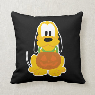 Pluto Halloween Throw Pillow