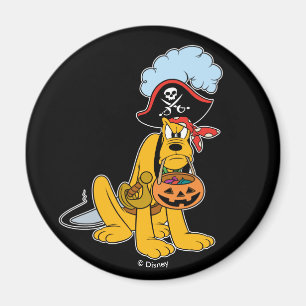 Pluto in Pirate Costume Magnet