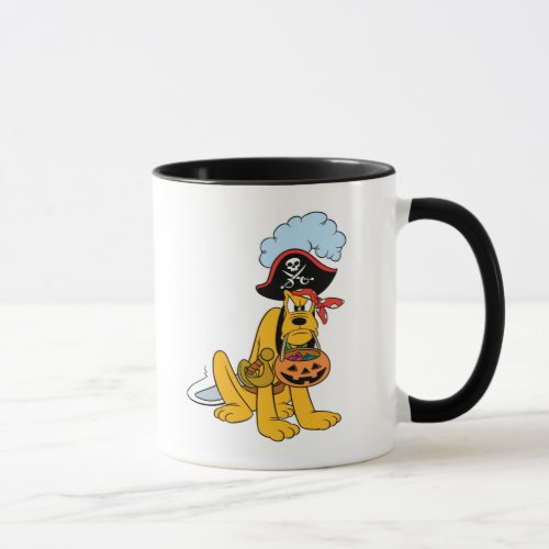 Pluto in Pirate Costume Mug