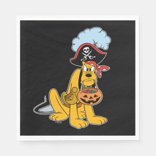 Pluto in Pirate Costume Napkins