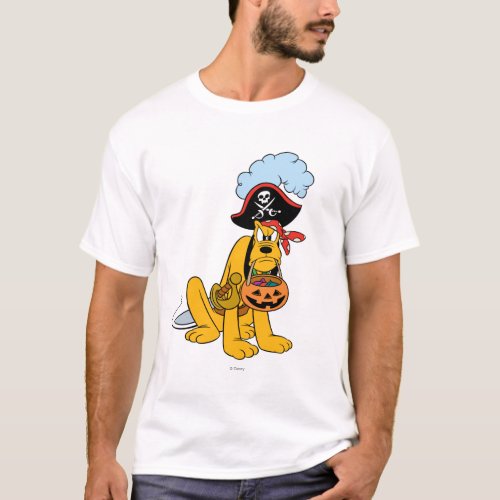 Pluto in Pirate Costume T_Shirt