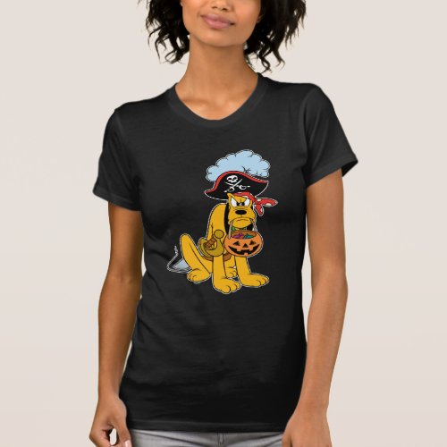 Pluto in Pirate Costume T_Shirt