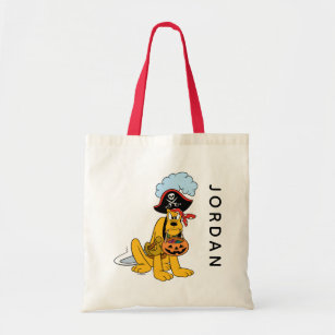 Pluto in Pirate Costume Tote Bag