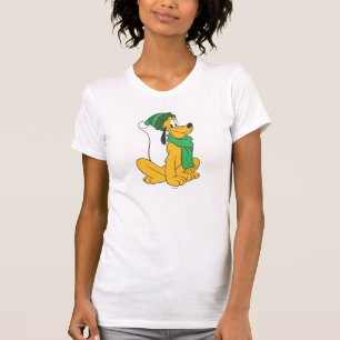 Pluto In Winter Gear T-Shirt