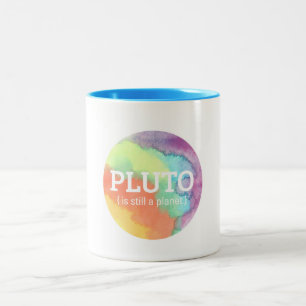 "Pluto is Still a Planet" Illustration Mug