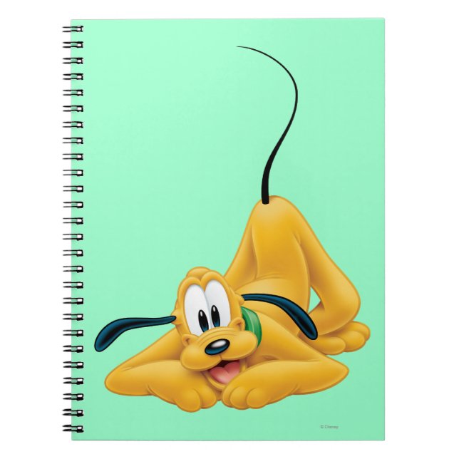 Pluto | Laying Down Notebook (Front)