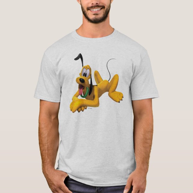 Pluto | Laying with Ear Up T-Shirt (Front)