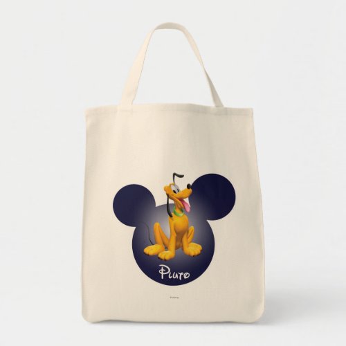 Pluto  Mickey Head Icon Tote Bag