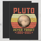 pluto NEVER FORGET (Front/Back)