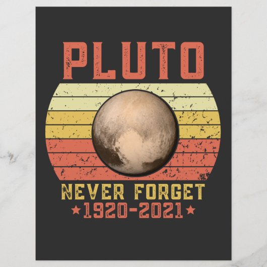 pluto NEVER FORGET (Front)