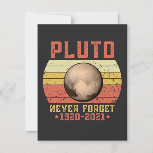 pluto NEVER FORGET (Front)