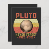 pluto NEVER FORGET (Front/Back)