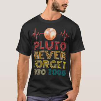 Pluto Never Forget 1930 2006 Anniversary Milk Way T-Shirt