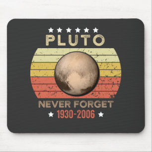 Pluto Never Forget 1930-2006 Mouse Pad