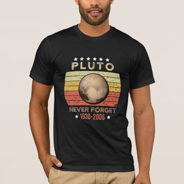 Pluto Never Forget 1930-2006 T-Shirt (Front)