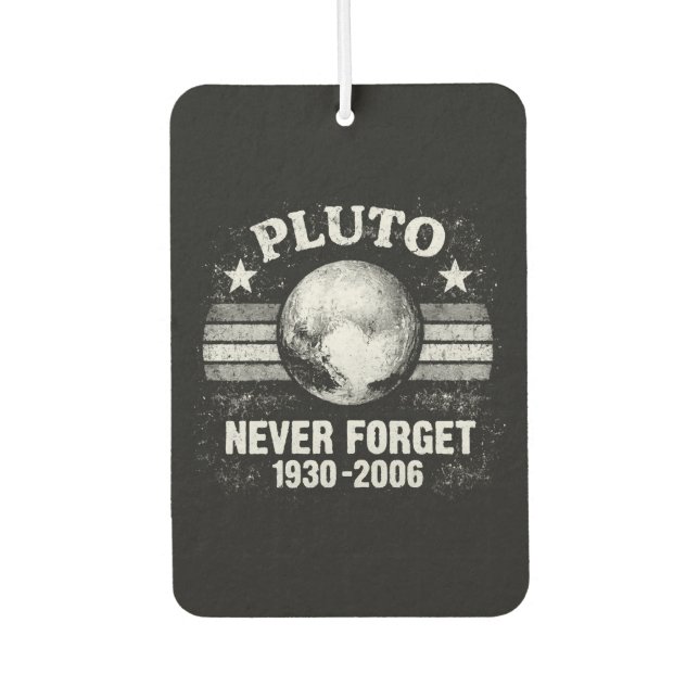 Pluto Never Forget Air Freshener (Front)