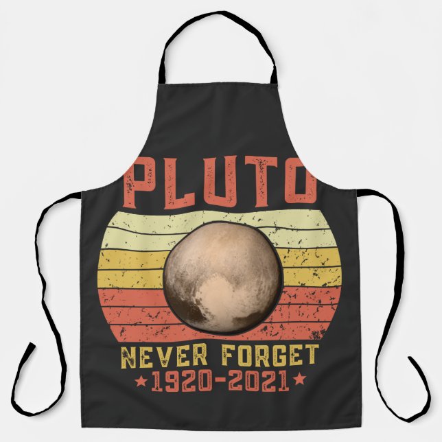 pluto NEVER FORGET Apron (Front)