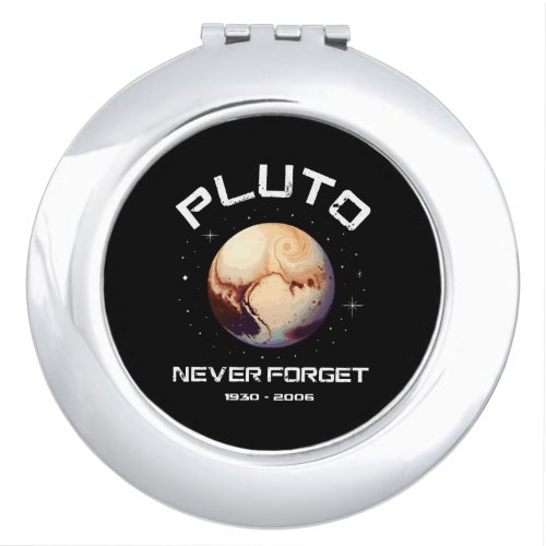 Pluto Never Forget Compact Mirror