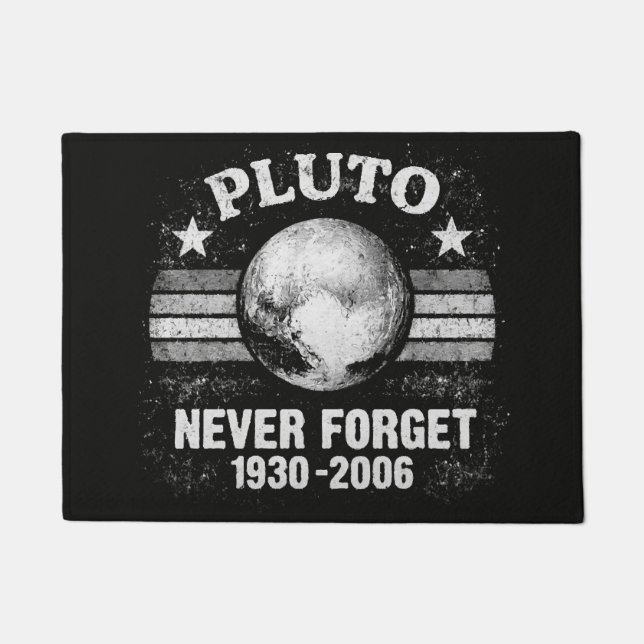 Pluto Never Forget Doormat (Front)