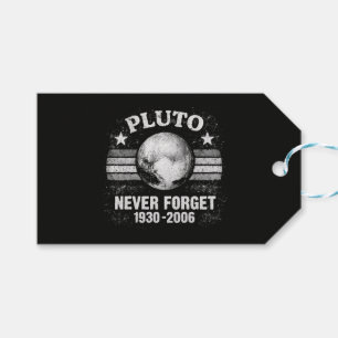Pluto Never Forget Gift Tags