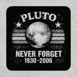 Pluto Never Forget Patch