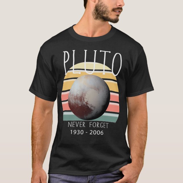 Pluto Never Forget T-Shirt (Front)