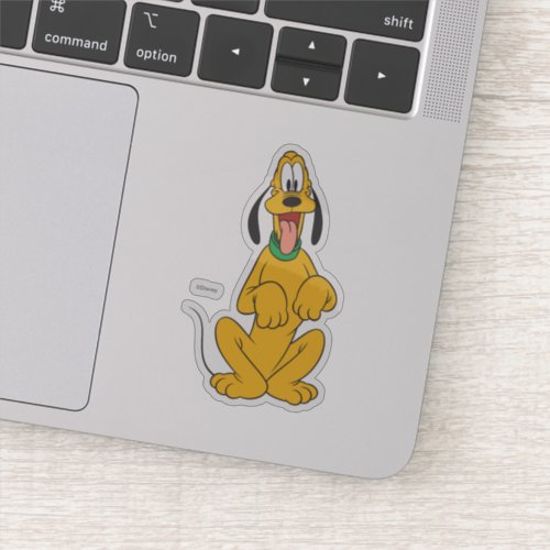 Pluto  Paws Up Sticker