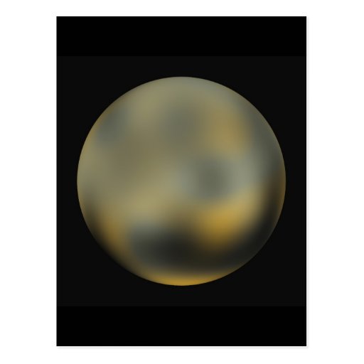 Pluto planet giant ball in the sky postcard | Zazzle