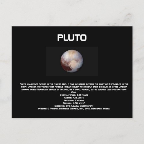 Pluto Postcard