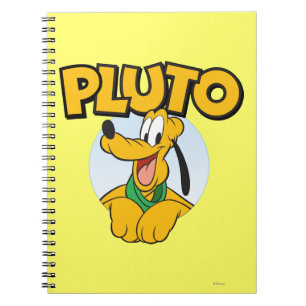 Pluto Pup with Name Notebook