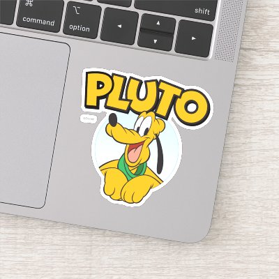 Pluto | Pup with Name Sticker