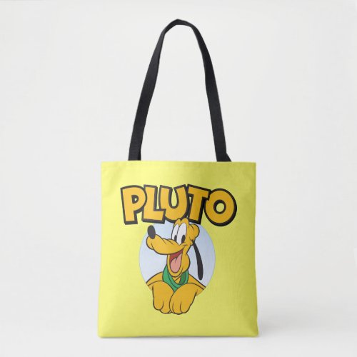 Pluto  Pup with Name Tote Bag