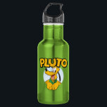 Pluto | Pup with Name Water Bottle<br><div class="desc">Pluto</div>