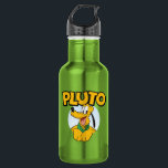 Pluto | Pup with Name Water Bottle<br><div class="desc">Pluto</div>